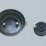 PJ60011 底部出线 小圆形预埋盒(配软管及喉箍）